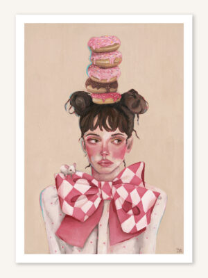 Lady Donut : wydruk fine art