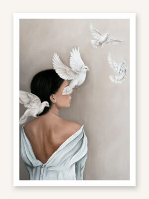 Winged : fine art print