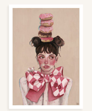 Lady Donut : fine art print